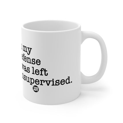 Left Unsupervised Ceramic Mug