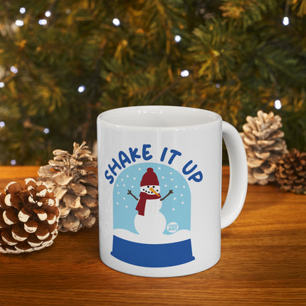 Shake It Up Snowglobe Christmas Ceramic Mug