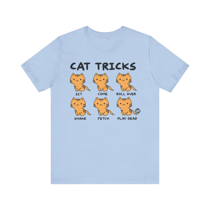 Cat Tricks Tee, Funny Cat Tees, Funny Cat Owner Tshirt