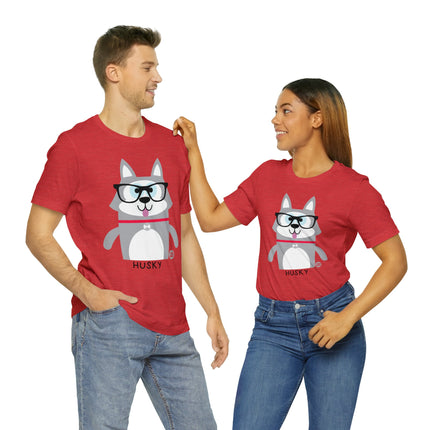 Bow Wow Meow Husky Unisex Tee