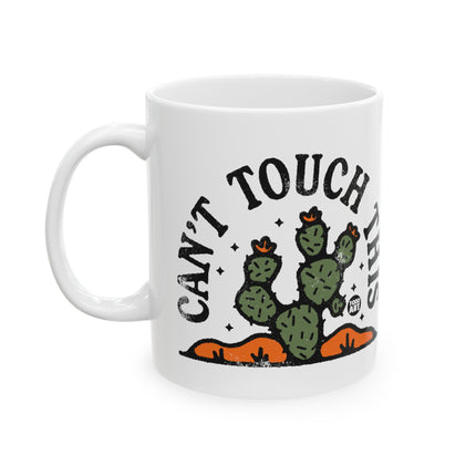 Can't Touch This Cactus Patch Ceramic Coffee Mug