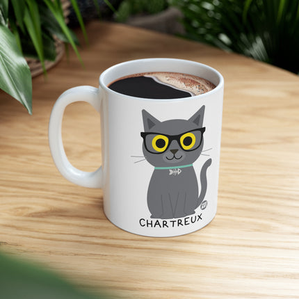 Bow Wow Meow Chartreux Ceramic Mug