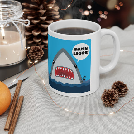 Damn Legos Shark Ceramic Mug