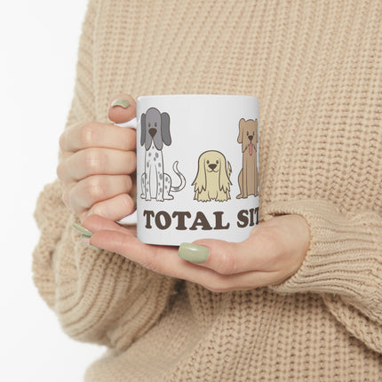 Total Sit Show Dogs Ceramic Mug