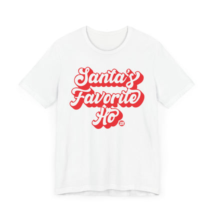 Funny "SANTA'S FAVORITE HO" Tee Shirt