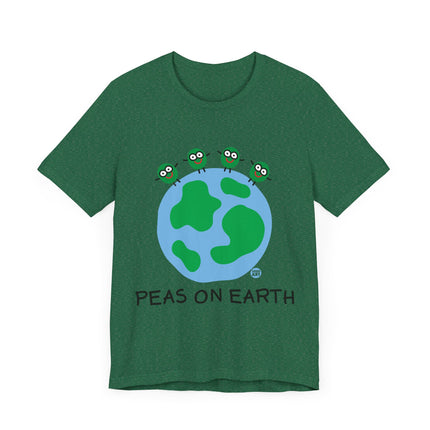 Cute "PEAS ON EARTH" Tee Shirt