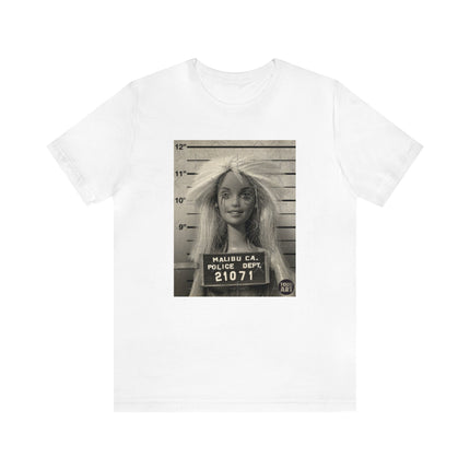 Barbie Mugshot Unisex Short Sleeve Tee