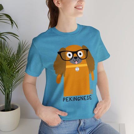 Bow Wow Meow Pekingnese Unisex Tee