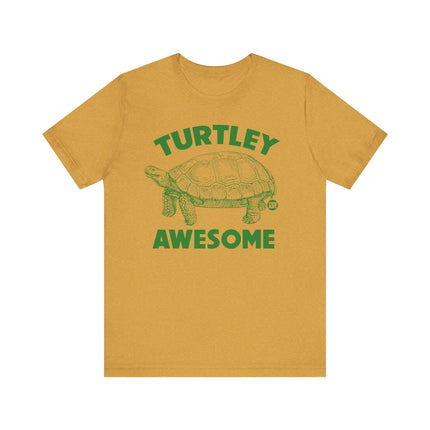 Funny "TURTLEY AWESOME" Tee Shirt