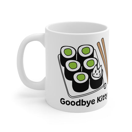 Goodbye Kitty Sushi Ceramic Mug