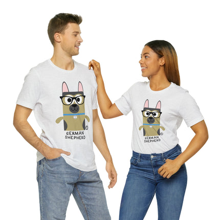 Bow Wow Meow German Shepherd Unisex Tee