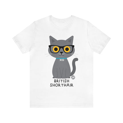 Bow Wow Meow British Shorthair Unisex Tee