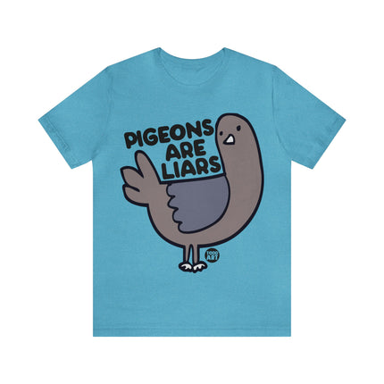 Pigeons Are Liars Unisex Short Sleeve Tee