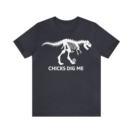 Chicks Dig Me Dinosaur Unisex Tee