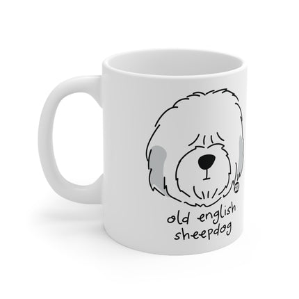 Dog Breeds Old English Sheepdog Ceramic Mug