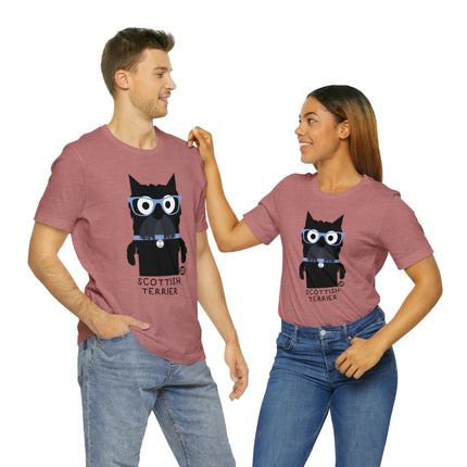 Bow Wow Meow Scottish Terrier Unisex Tee