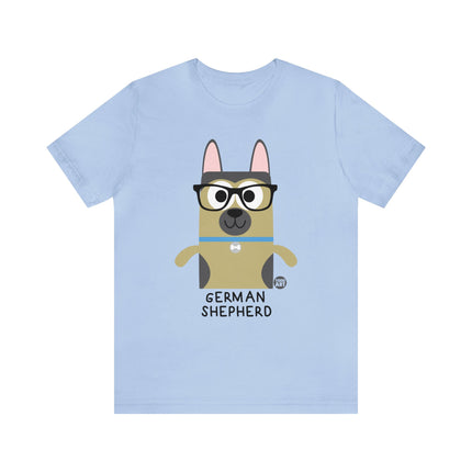 Bow Wow Meow German Shepherd Unisex Tee