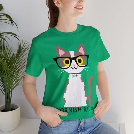 Bow Wow Meow Cornish Rex Unisex Tee