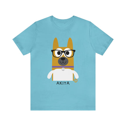 Bow Wow Meow Akita Unisex Tee