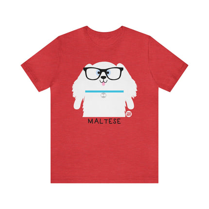 Bow Wow Meow Maltese Unisex Tee