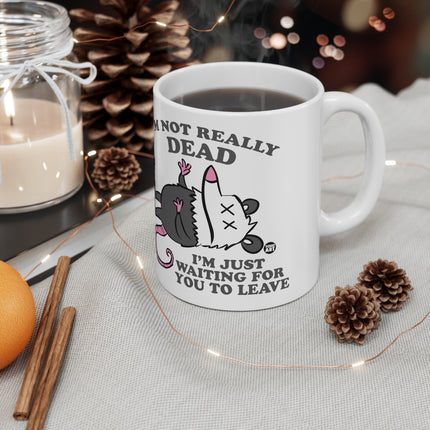Not Dead Possum Ceramic Mug