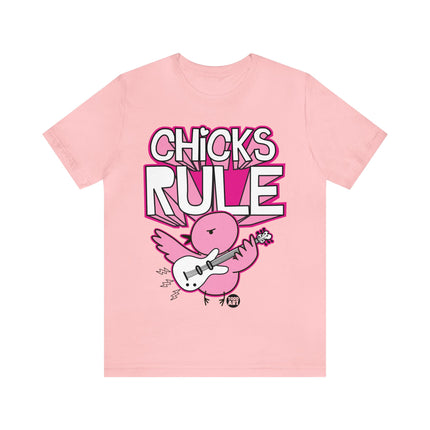 Chicks Rule Guitar Unisex Tee