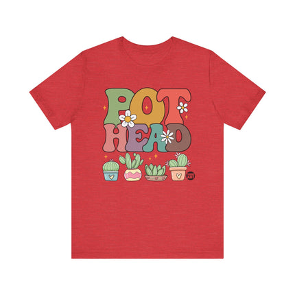 Pot Head Cute Cactus Plant Tee