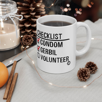 Condom Gerbil Volunteer Ceramic Mug