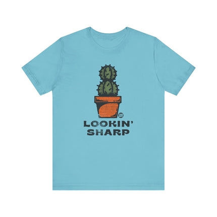 Lookin' Sharp Cactus Tee, Funny Cactus Pun Tshirt