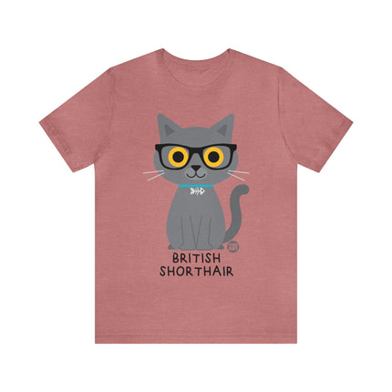 Bow Wow Meow British Shorthair Unisex Tee