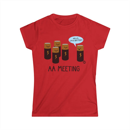 AA Meeting Battery Women's Softstyle Tee