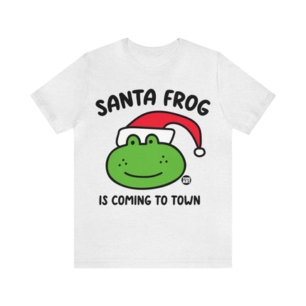 Santa Frog Christmas Unisex Tee