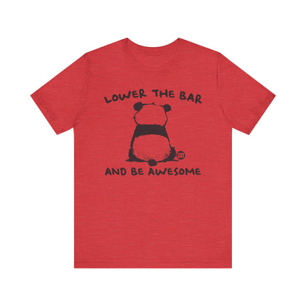 Lower Bar  Be Awesome Panda Tee, Funny Panda Tshirt