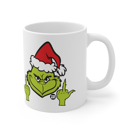 Grinch Fuck You Christmas Ceramic Mug