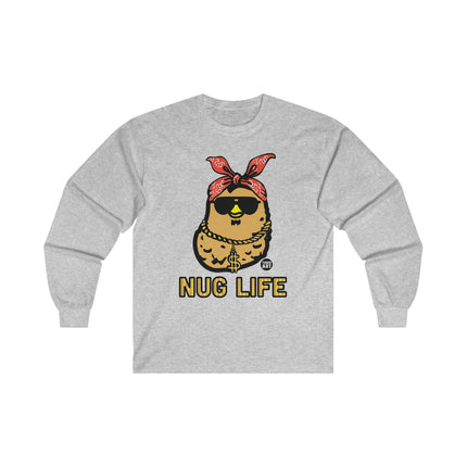 Nug Life Chicken Nugget Ultra Cotton Long Sleeve Tee