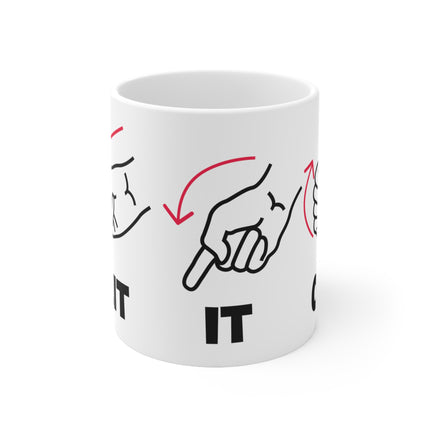 Cut it Out Ceramic Mug