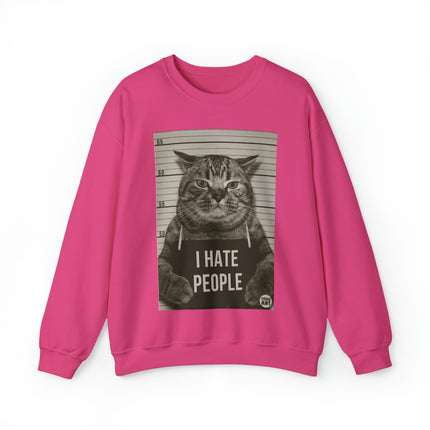 I Hate People Cat Crewneck Sweatshirt