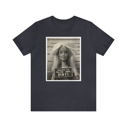 Barbie Mugshot Unisex Short Sleeve Tee