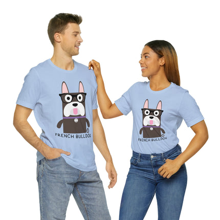 Bow Wow Meow French Bulldog Unisex Tee