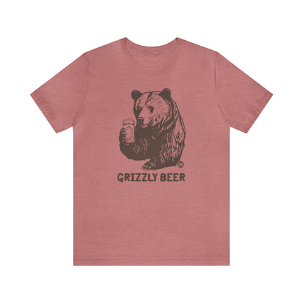 Grizzly Beer Bear Unisex Tee