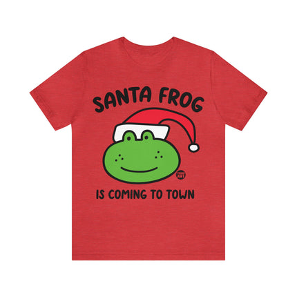 Santa Frog Christmas Unisex Tee