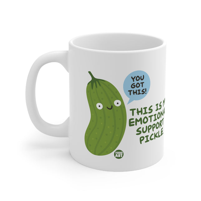 Emotional Support Pickle Ceramic Mug