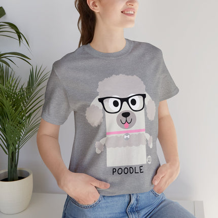 Bow Wow Meow Poodle Unisex Tee