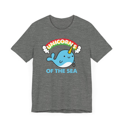 Cute "UNICORNS OF THE SEA" Narwhal Tee Shirt