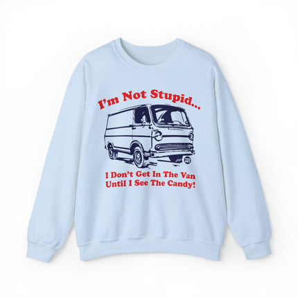 Not Stupid Candy First Candy Van Crewneck Sweatshirt