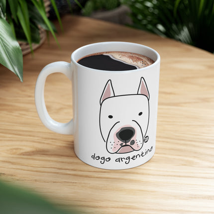 Dog Breeds Dogo Argentino Ceramic Mug