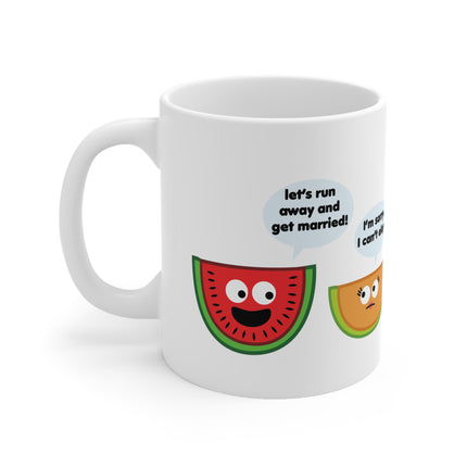 Can't Elope Canteloupe Ceramic Mug