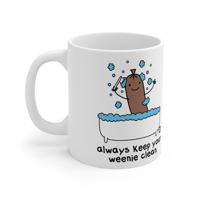 Keep Weenie Clean Ceramic Mug