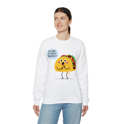 Oh Shit Taco Tuesday Crewneck Sweatshirt