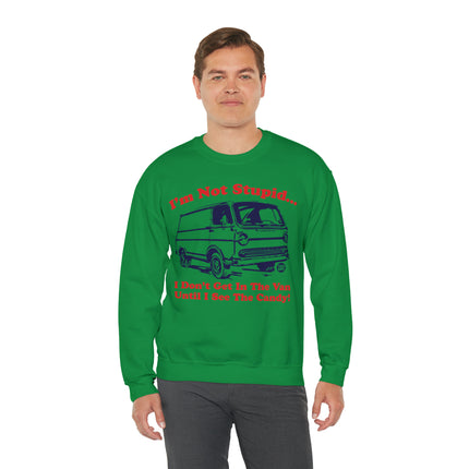 Not Stupid Candy First Candy Van Crewneck Sweatshirt